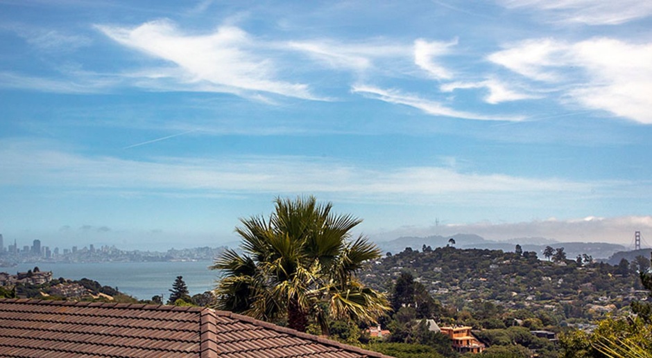  Private 2-Story 3BR/2BA Private Tiburon Home, Gated Home, Deck, Gorgeous Views (280 Round Hill Rd, Belvedere Tiburon)