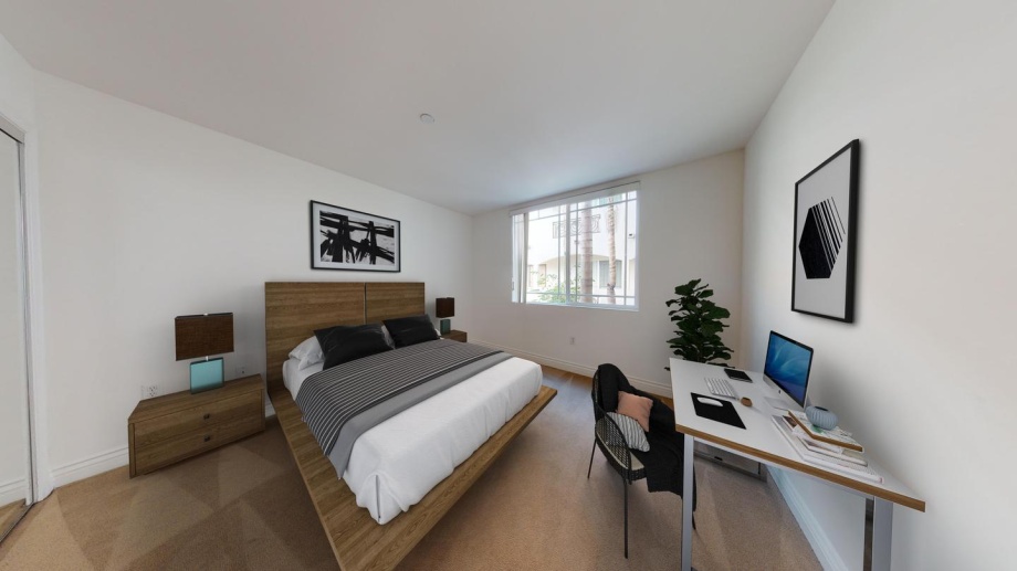 Private Bedroom in Newly Constructed West LA Apartment Off Santa Monica Blvd