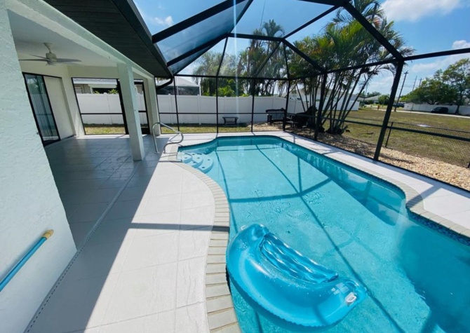 Houses Near Furnished pool House located in the beautiful city of Cape Coral