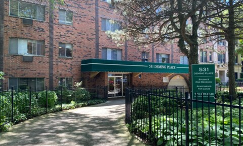 Apartments Near Northwestern 531 W. Deming for Northwestern University Students in Evanston, IL