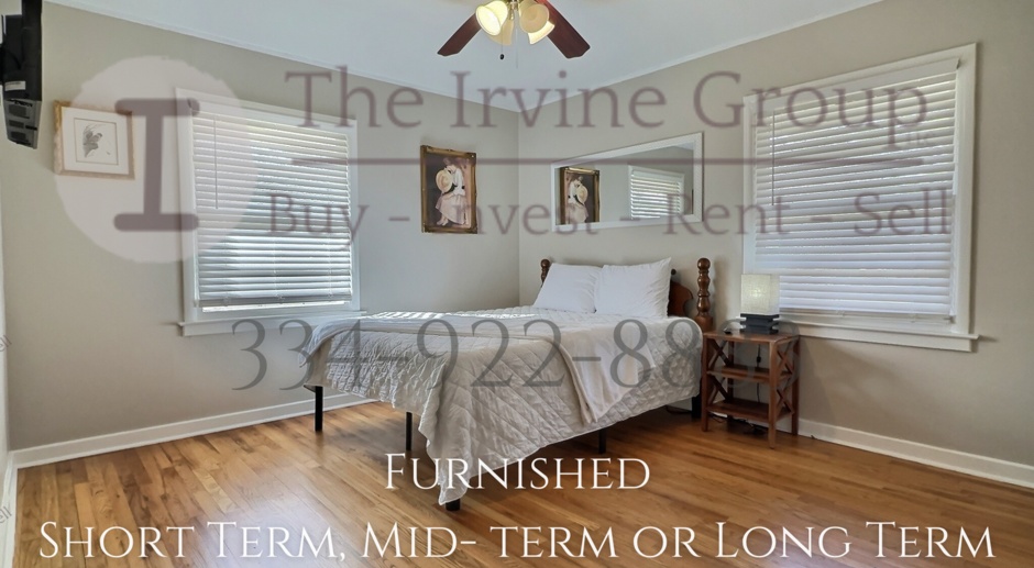 Available Furnished Short, Mid-Term and Long Term Rental Available!