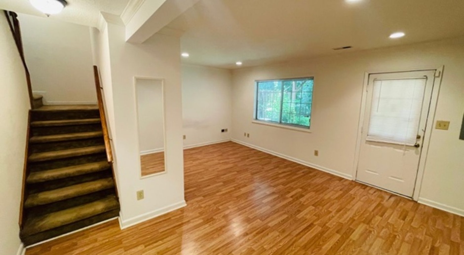 2BR, 2.5BA with basement townhouse