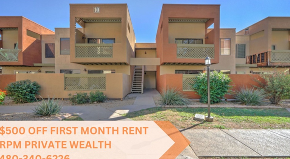 -$500 OFF FIRST MONTH RENT-Great Location & Close to Old Town- Scottsdale Condo
