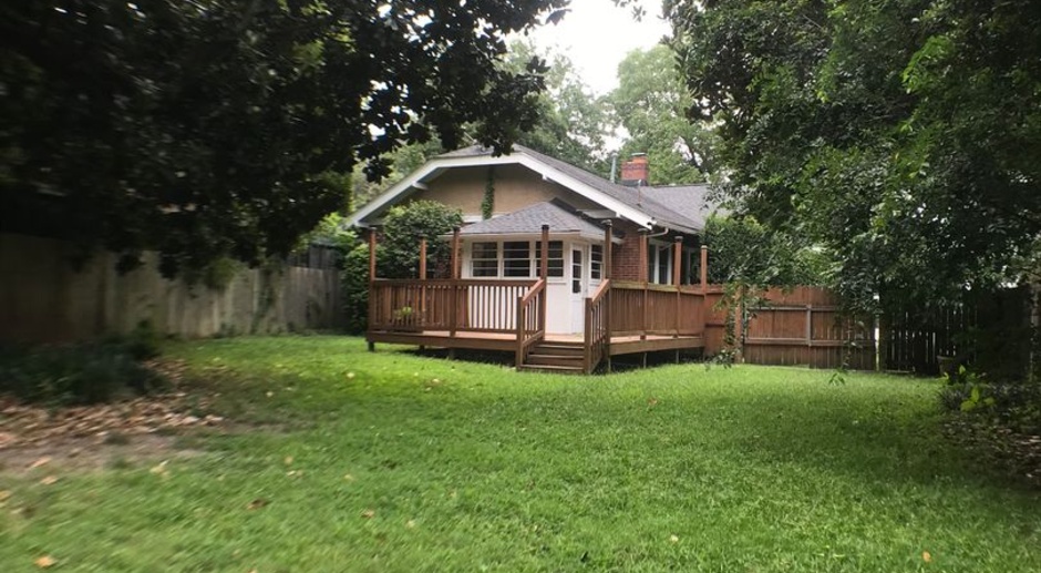 Huge 2 Bed/1 Bath Bungalow with Fenced Yard just off of Augusta Rd!  Move In special ( Half off 1st months rent)