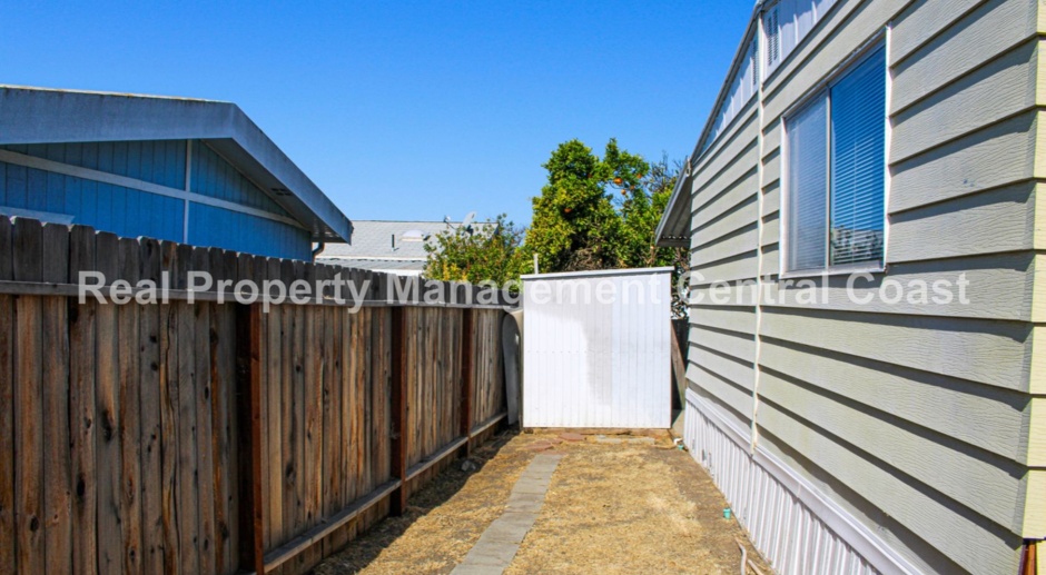 AVAILABLE APRIL - 2 BED, 2 BATH -  Manufactured Home in SLO In Senior Community