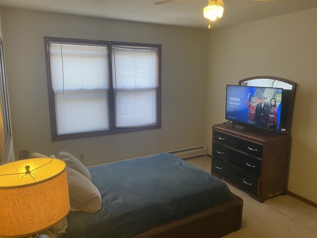 Close to campus with available garage parking.