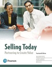 Selling Today: Partnering to Create Value