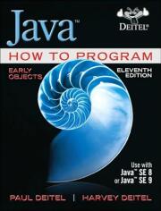 Java How to Program, Early Objects