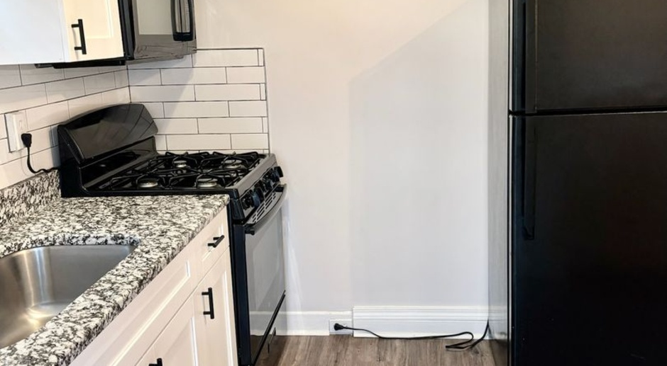 Remodeled 1 bedroom duplex with off street parking!